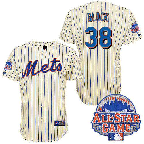 Vic Black #38 Youth Baseball Jersey-New York Mets Authentic All Star White MLB Jersey